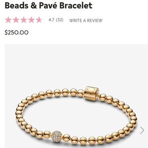 Pandora Beads & Pavé Bracelet